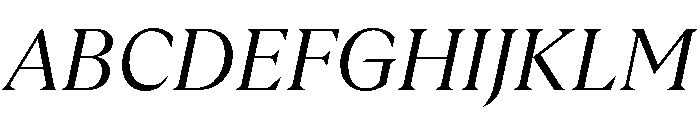 GTUltraFine LightItalic Font UPPERCASE