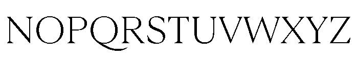 GTUltraFine Thin 2 Font UPPERCASE