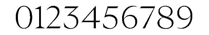 GTUltraFine Thin Font OTHER CHARS