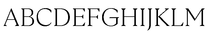 GTUltraFine Thin Font UPPERCASE