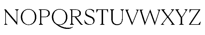GTUltraFine Thin Font UPPERCASE