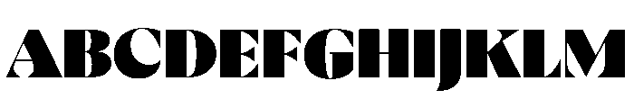 GTUltraFine Ultra 2 Font UPPERCASE