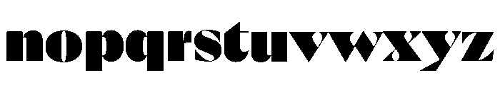 GTUltraFine Ultra 2 Font LOWERCASE