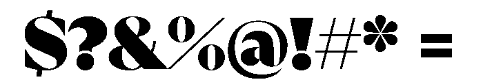 GTUltraFine Ultra Font OTHER CHARS