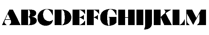 GTUltraFine Ultra Font UPPERCASE