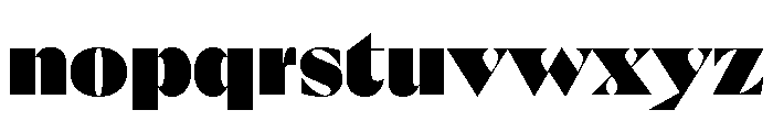 GTUltraFine Ultra Font LOWERCASE