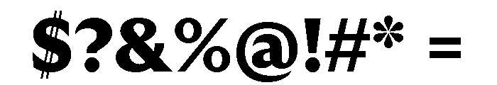 GTUltraMedian Black 2 Font OTHER CHARS