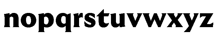 GTUltraMedian Black 2 Font LOWERCASE