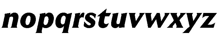 GTUltraMedian BlackItalic 2 Font LOWERCASE
