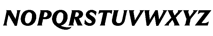 GTUltraMedian BlackItalic Font UPPERCASE