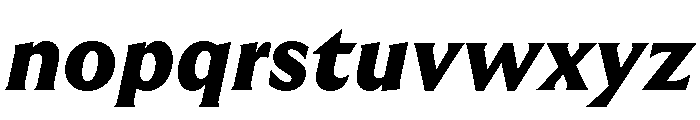GTUltraMedian BlackItalic Font LOWERCASE