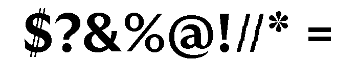 GTUltraMedian Bold 2 Font OTHER CHARS