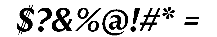 GTUltraMedian BoldItalic 2 Font OTHER CHARS