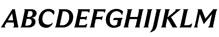 GTUltraMedian BoldItalic 2 Font UPPERCASE