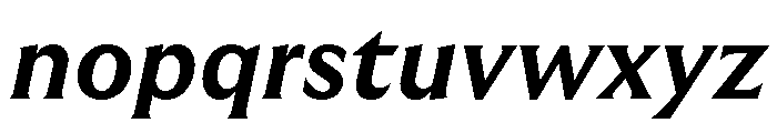 GTUltraMedian BoldItalic 2 Font LOWERCASE
