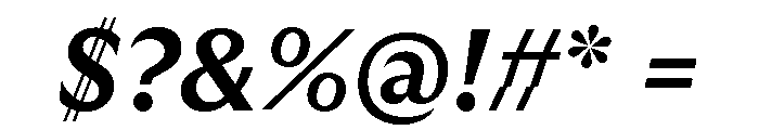 GTUltraMedian BoldItalic Font OTHER CHARS