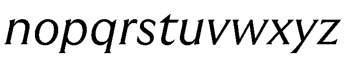 GTUltraMedian LightItalic Font LOWERCASE
