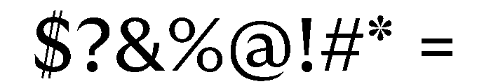 GTUltraMedian Regular Font OTHER CHARS