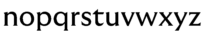 GTUltraMedian Regular Font LOWERCASE
