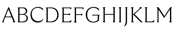 GTUltraMedian Thin Font UPPERCASE