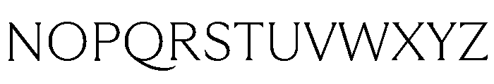 GTUltraMedian Thin Font UPPERCASE