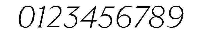GTUltraMedian ThinItalic 2 Font OTHER CHARS
