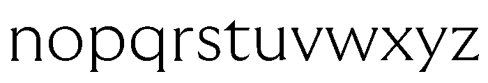 GTUltraMedian Thin Font LOWERCASE