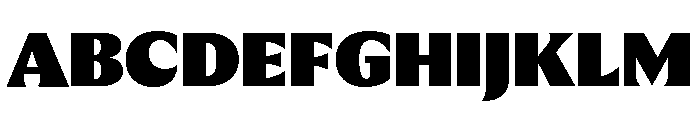 GTUltraMedian Ultra 2 Font UPPERCASE