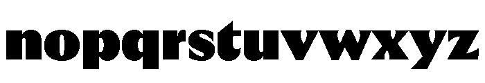 GTUltraMedian Ultra Font LOWERCASE