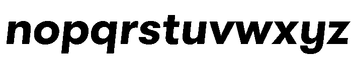 GTWalsheimLC BdOb Font LOWERCASE