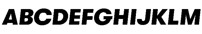 GTWalsheimLC BlOb Font UPPERCASE