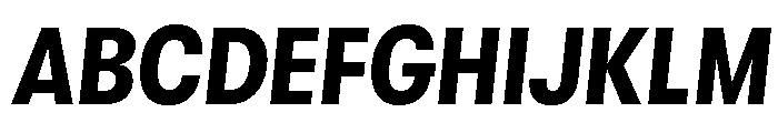 GTWalsheimLC CnBdOb Font UPPERCASE