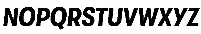 GTWalsheimLC CnBdOb Font UPPERCASE