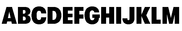GTWalsheimLC CnBl Font UPPERCASE