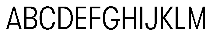 GTWalsheimLC CnLt Font UPPERCASE