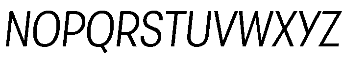 GTWalsheimLC CnLtOb Font UPPERCASE