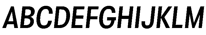 GTWalsheimLC CnMdOb Font UPPERCASE