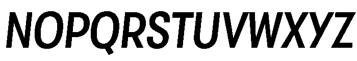 GTWalsheimLC CnMdOb Font UPPERCASE