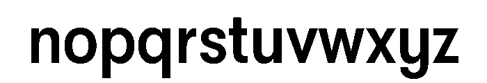 GTWalsheimLC CnMd Font LOWERCASE