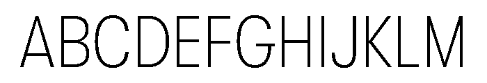 GTWalsheimLC CnTh 2 Font UPPERCASE