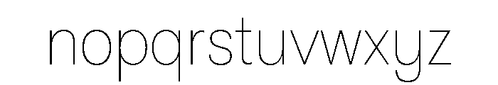GTWalsheimLC CnULt Font LOWERCASE