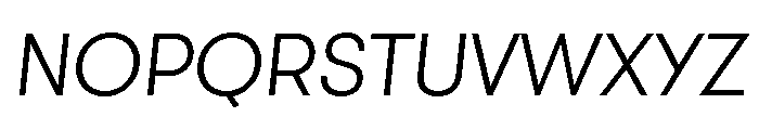 GTWalsheimLC LtOb Font UPPERCASE