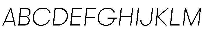 GTWalsheimLC ThOb Font UPPERCASE