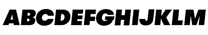 GTWalsheimLC UBdOb Font UPPERCASE