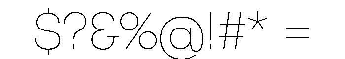 GTWalsheimLC ULt Font OTHER CHARS