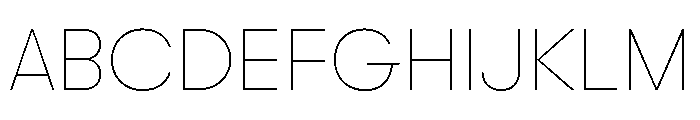 GTWalsheimLC ULt Font UPPERCASE
