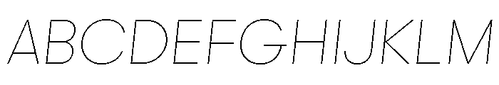 GTWalsheimLC ULtOb Font UPPERCASE