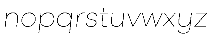 GTWalsheimLC ULtOb Font LOWERCASE