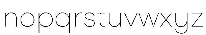 GTWalsheimLC ULt Font LOWERCASE