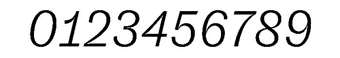 GTZirkon LightItalic 2 Font OTHER CHARS